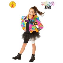 NEW Jojo Siwa XOMGPOP Halloween Costume Girls M 7/8 Jacket Skirt Shorts Rubie&#39;s - £31.80 GBP