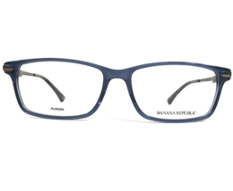 Banana Republic Eyeglasses Frames BERNARD OXZ Gunmetal Grey Clear Blue 56-16-145 - £47.82 GBP