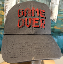 H3 Headwear Game Over Pixels Snapback Hat Gray/Red One Size - $9.62