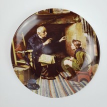Norman Rockwell The Veteran Plate Fine China By Edwin Knowles 1988 Holid... - $14.24