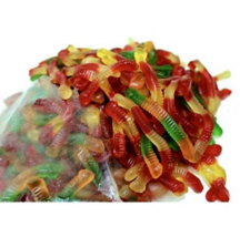 Gummy Worms Candy Assorted Clever Gummy Worms 1/4 lb bag - £6.82 GBP