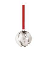 2023 Georg Jensen Christmas Holiday Ornament Silver Ball - New - $34.65