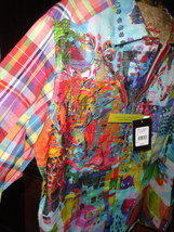 Robert Graham Urban Dreams Long Sleeve Sport Shirt Medium Size New with Tags image 13