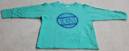 Rare 90s Vintage Baby GUESS JEANS USA Green Long Sleeve T Shirt SZ Baby XL - $24.08