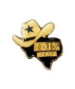 1990s 101% Texan Texas State Pin Enamel Filled Hat Vintage Collectible F6E - $379.94 MXN