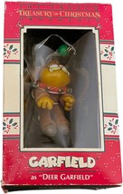 Vintage Enesco Deer Garfield Treasury of Christmas Ornament 558702 1978  - £11.77 GBP