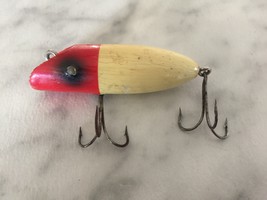 Vintage SOUTH BEND EAT ORENO Red Head Fishing Lure - $24.99