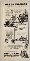 1957 Print Ad Sinclair Farm Petroleum Products Tractor Dino the Dinosaur - £12.01 GBP