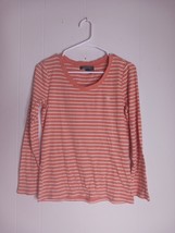 Lauren Ralph Lauren Long Sleeve Striped Shirt Women&#39;s Size M - $167.64 MXN