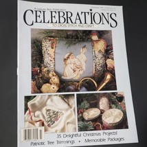 Leisure Arts Celebrations Cross Stitch and Craft Magazine Christmas 1991 V3 N23 - $6.50