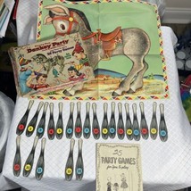 Vintage Whitman Party Fun Donkey Party Pin The Tail On The Donkey 5352:49 - £11.50 GBP