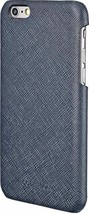 NEW Cole Haan Cross-Hatch Leather Case for iPhone 6 / 6s MARINE BLUE - £5.97 GBP