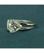 Trillion Cut 2.00Ct Diamond 14k White Gold Finish Engagement Ring in Siz... - £117.79 GBP
