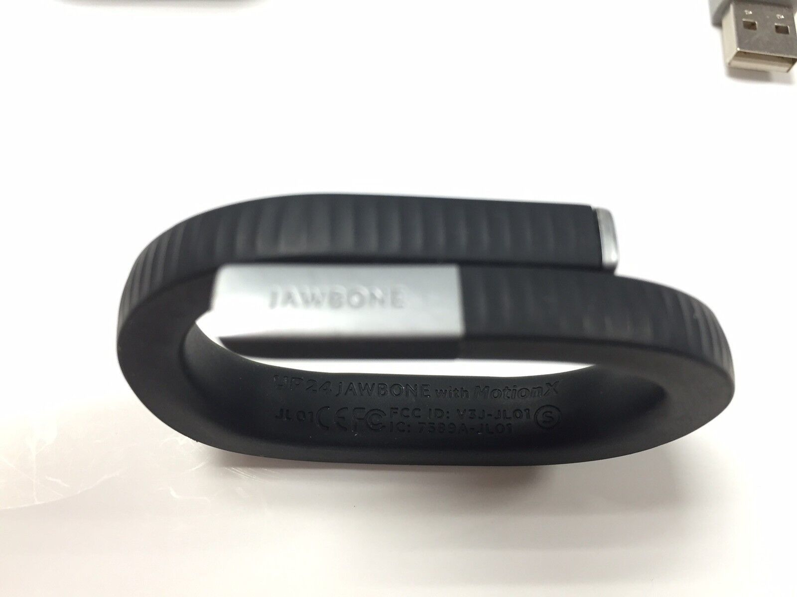 Jawbone UP24 LARGE Wristband Black Fitness Diet Bracelet Sleep activity tracker - $8.98