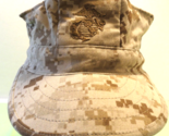 ORIGINAL USMC ISSUE 8 POINT MARINE CORPS DESERT MARPAT COVER UTILITY CAP... - $23.75