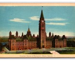 House of Parliament Ottawa Ontario Canada UNP WB Postcard Y11 - £2.30 GBP