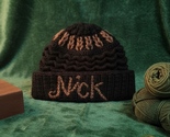 Stylish Crochet Black Beanie ? - $50.00