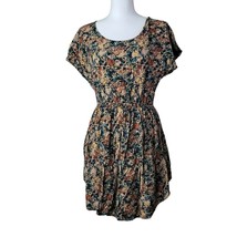 Cotton On Dress Floral Brown Womens Small Flowy Lightweight Stretch Short - $17.60
