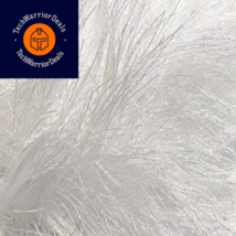 White Extra Long Eyelash Yarn Ice Luxurious Fun Fur 50gr 38yds - 14160  - £14.56 GBP