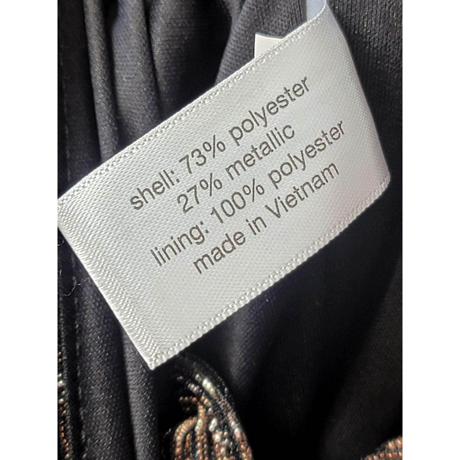 Lane Bryant Jumpsuit Women Size 26/28 Brown Metallic Wide Leg Long Sleeve Belted Item image 11