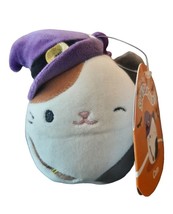 Squishmallows Cam Cat Witch Clip-on 3.5&quot; Kellytoys Halloween - £11.96 GBP