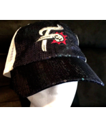 Reading Fightin&#39; Phils trucker style baseball hat blue Sequin adjustable... - $9.65