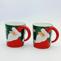 Department 56 Christmas Santa Claus HOT COCOA MUG Coffee HAND PAINTED Se... - $32.99