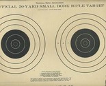 4 National Rifle Association NRA 50 Yard Small Bore Rifle Targets A-10 - £12.46 GBP