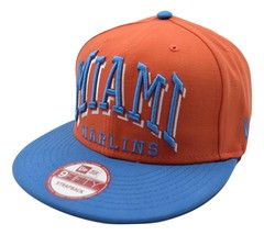 Miami Florida Marlins New Era 9Fifty Baseball MLB Mark Strapback Cap Hat - £17.87 GBP