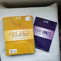 CPT 2023 Professional Edition + CPT E/M Companion by AMA (Spiral Bound) ... - £59.91 GBP