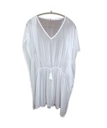 West Loop Woman&#39;s White Bathing Suit Cover Up One Size Sheer Swim Wear L... - £7.32 GBP