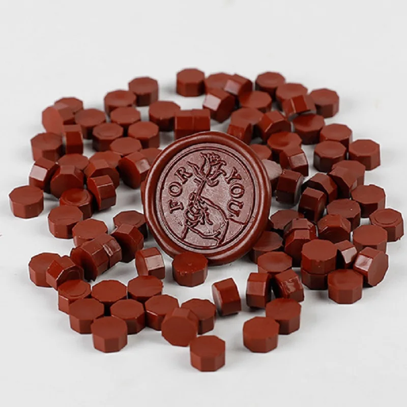 100 pcs Vintage Wax Seal For Stamps Retro print Beads Sealing Macaron go... - $4.64