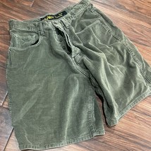 Vintage Dr. Martens Air Wair Green Button Fly Corduroy Shorts 33 - £35.64 GBP