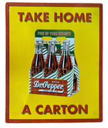 PRIVATE LISTING Vintage 1993 Dr Pepper Tin Metal Sign Set Lot 2 A Carton... - $1,218.49 MXN