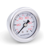 Liquid Filled Fuel Pressure Gauge Compatible with HONDA/ACURA 1/8 NPT (Black) - $381.77 MXN