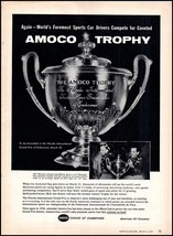 1958 Amoco Gas PRINT AD AMOCO Trophy Florida International Grand Prix BX3 - $7.59