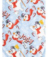 Frosty the Snowman Oversized Plush Holiday Cloud Throw Blanket, 60&quot; X 70&quot; - $34.64