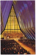 Postcard Protestant Chapel US Air Force Academy Colorado - £3.88 GBP