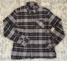 O&#39;Neill Redmond Plaid Stretch Flannel Shirt Mens Size XL Outdoors Black ... - $32.66