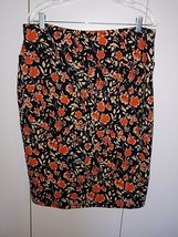 LULA ROE LADIES PENCIL SKIRT-2XL-LIGHT/SOFT FLORAL ROLL-OVER WAIST-NWOT-... - £8.87 GBP