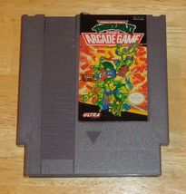 Nintendo NES Teenage Mutant Ninja Turtles 2 Arcade Video Game, Tested + Working - £11.69 GBP