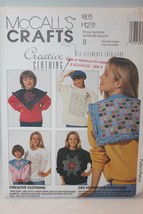 McCalls Crafts Sewing Creative  Pattern 6722 Snip Technique Patch Collar - $7.84