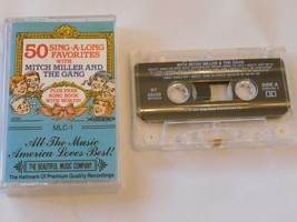 50 Sing-A-Long Favorites with Mitch Miller and The Gang MLC-1 Cassette Tape - £9.27 GBP