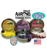 Crazy Aaron&#39;s Thinking Putty Mini Tins &quot;Easter Bloom&quot; Hypercolor, &quot;Bunny... - £24.56 GBP