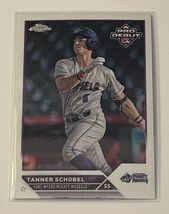 2023 Topps Pro Debut Chrome Tanner Schobel RC PDC-168 Rookie Fort Myers ... - $1.70