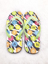 NYPW Women&#39;s &quot;LETTER &amp; NUMBER GRAPHICS&quot; Thong Flip Flops (Size Small 5-6... - £11.00 GBP