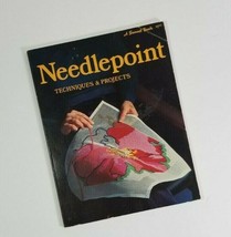 Sunset Needlepoint Techniques Projects 1974 Vintage Embroidery Paperback Book - £4.67 GBP