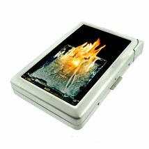 Fire Ice Em11 Cigarette Case with Built in Lighter Metal Wallet - £15.75 GBP