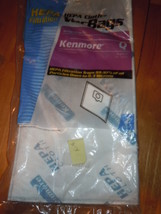 #12  Kenmore Q Hepa Cloth Vac Bags Replaces No 50557 One Bag - $5.99