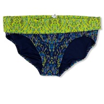 Soma Foldover Hipster Swim Bottom Green Blue Small New With Tags - £24.51 GBP